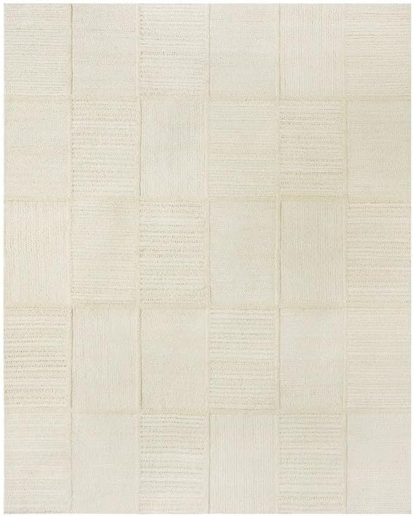 Checkered Pattern Abstract Rug - Image 5