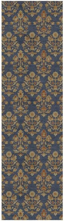 Small Flower Pattern Rectangular Area Rug - Image 3