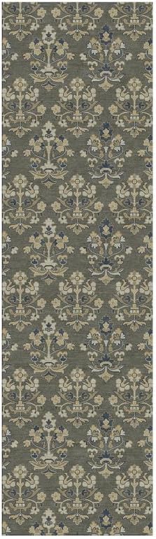 Small Flower Pattern Rectangular Area Rug - Image 7
