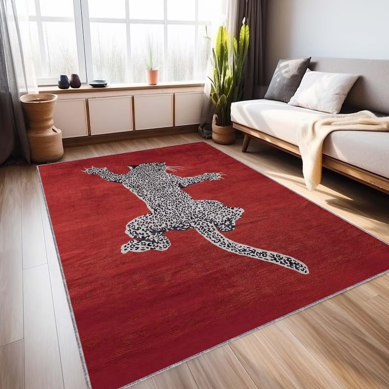 Tibetan Tiger Tufted Area Rug - Image 13