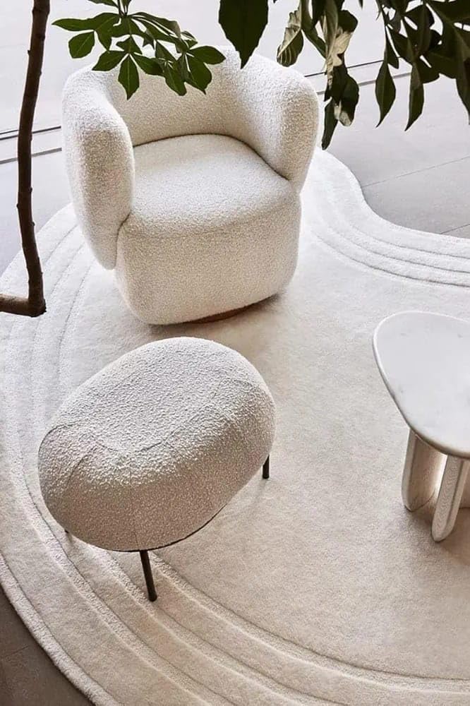 Unique Kidney Shaped Rug - Image 23