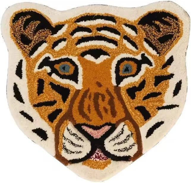 Unique Tiger Face Design Rug - Image 2