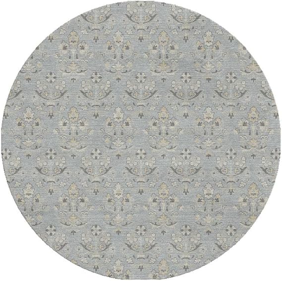 Small Flower Pattern Round Rug - Image 3