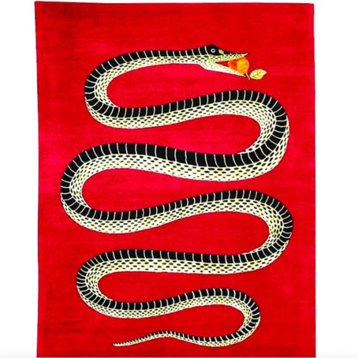 Striking Snake Handtufed Rug - Image 4