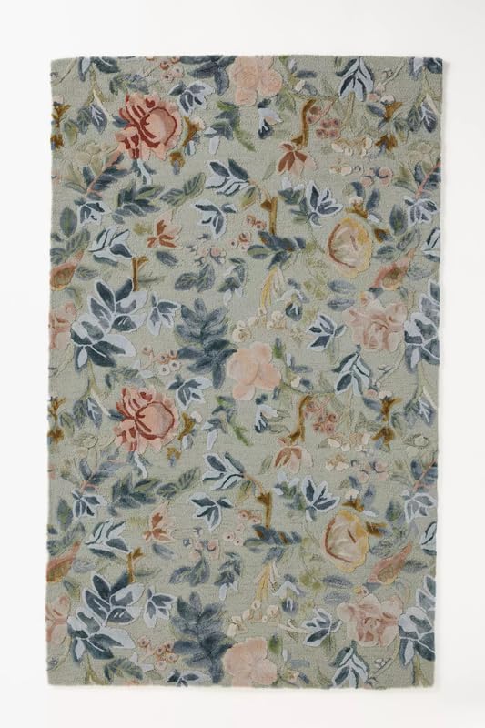 Flower Garden Design Floral Rug - Image 4