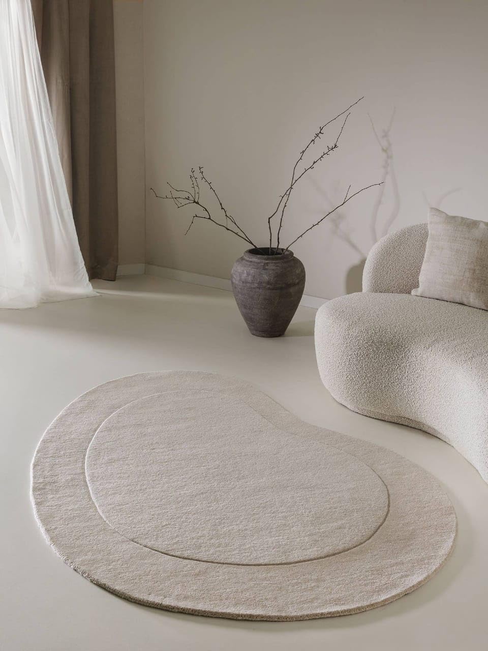 Unique Kidney Shaped Rug - Image 10