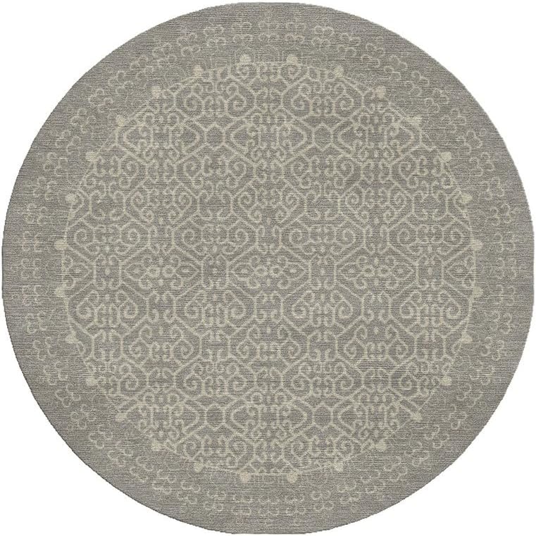 Small Prints Modern Area Rug (Round) - Image 8