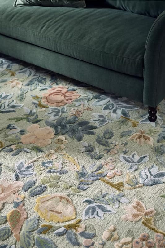 Flower Garden Design Floral Rug - Image 5