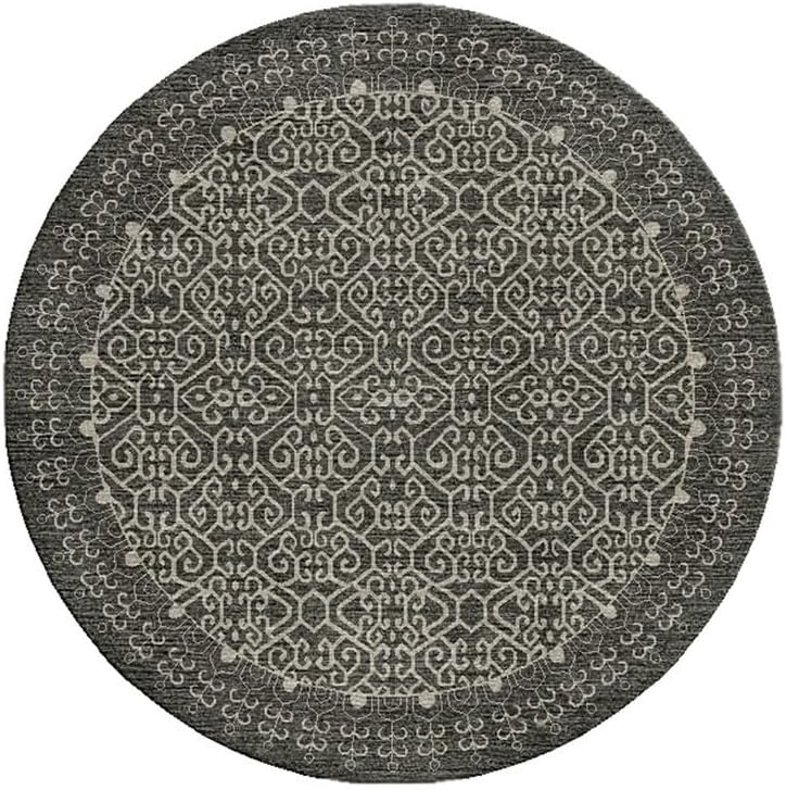 Small Prints Modern Area Rug (Round)