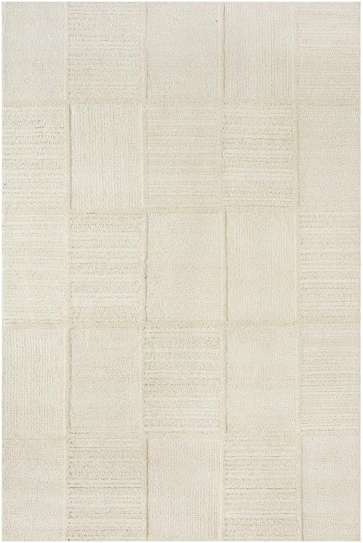 Checkered Pattern Abstract Rug