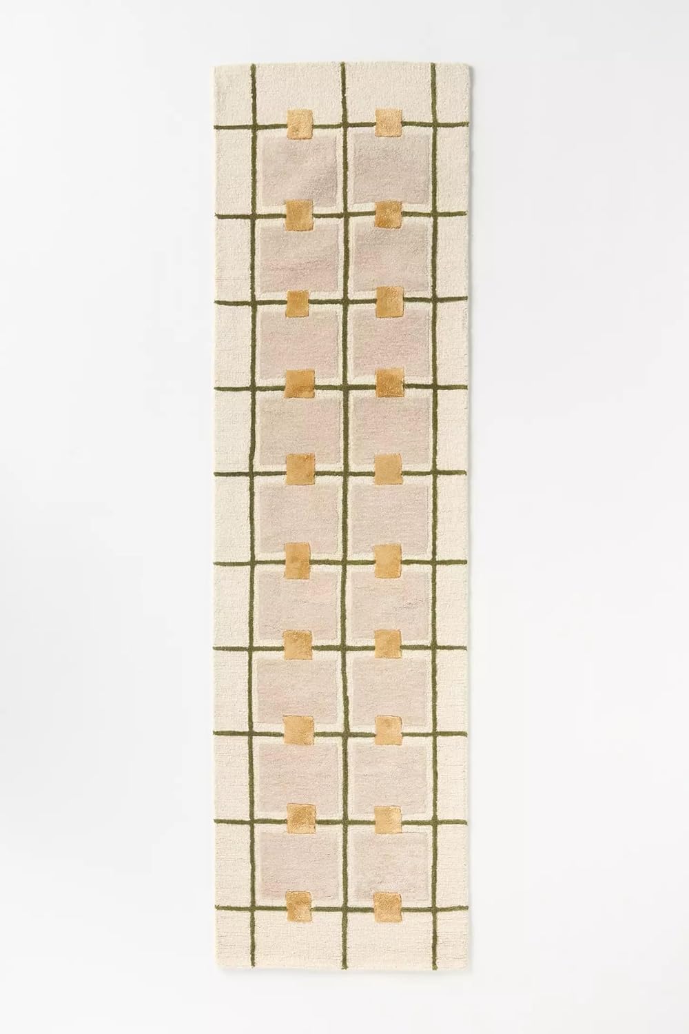 Modern Checked Design Geometric Pattern Rug - Image 12