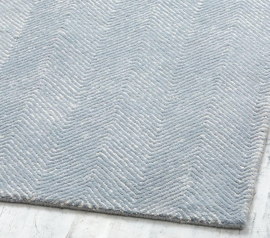 Herringbone Pattern Abstract Rug - Image 3
