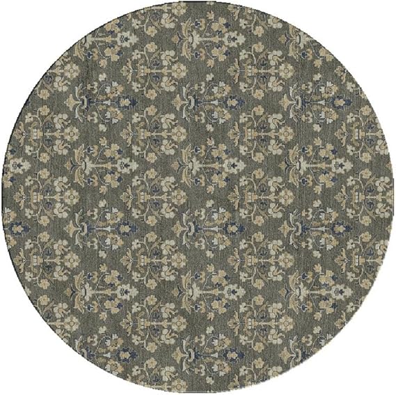 Small Flower Pattern Round Rug - Image 4