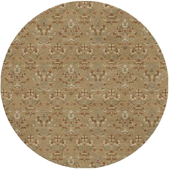 Small Flower Pattern Round Rug - Image 2