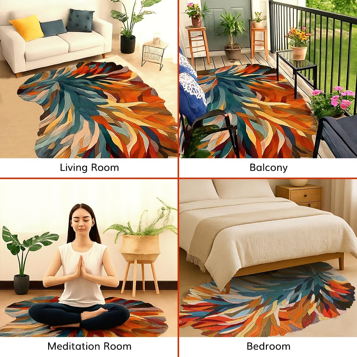 Modern Design Round Rug - Image 6