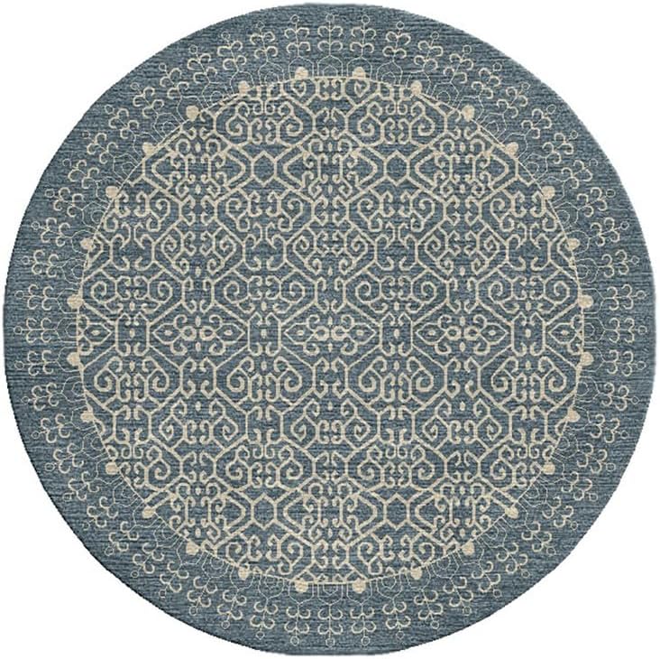 Small Prints Modern Area Rug (Round) - Image 3