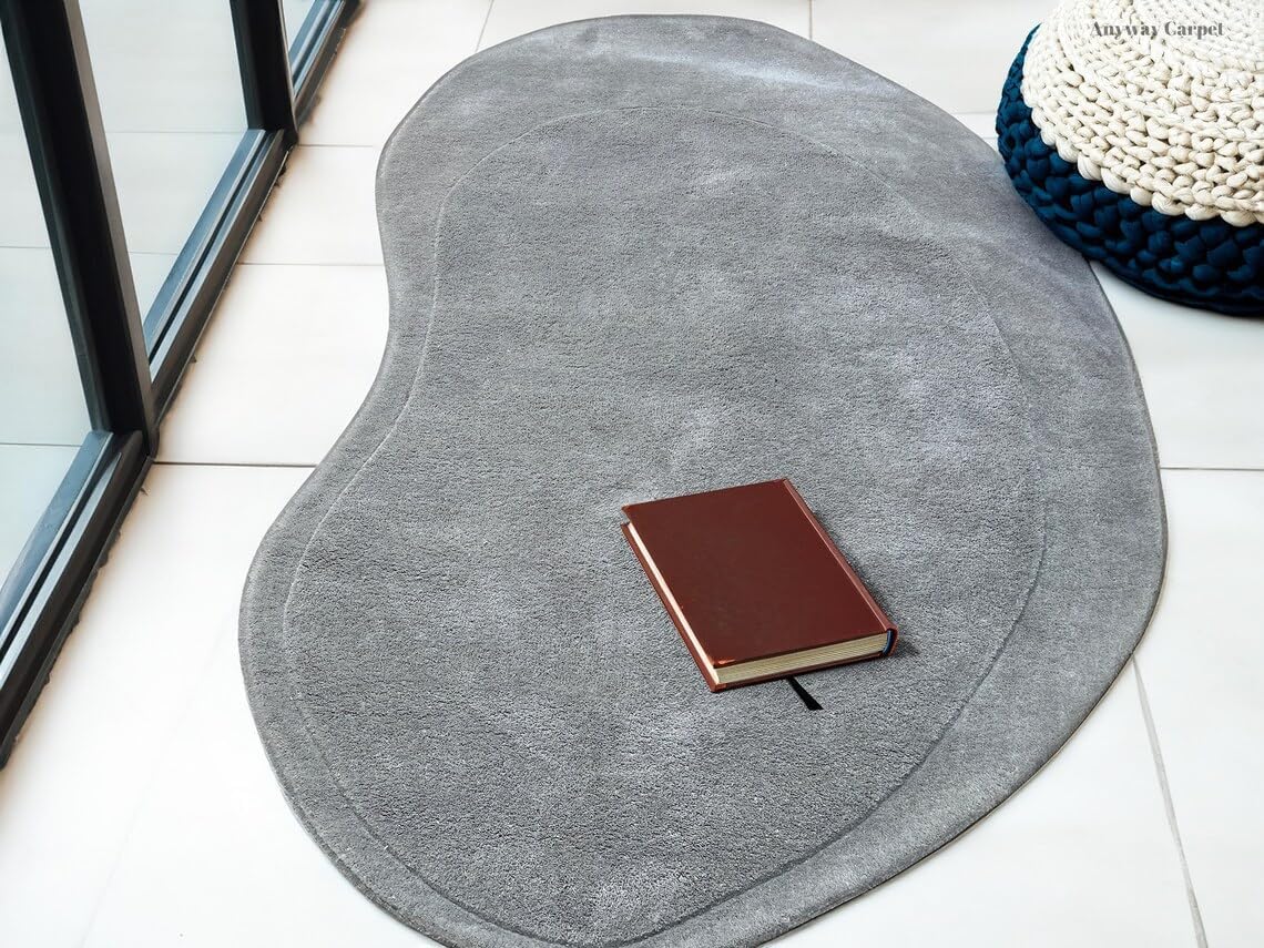 Unique Kidney Shaped Rug - Image 17