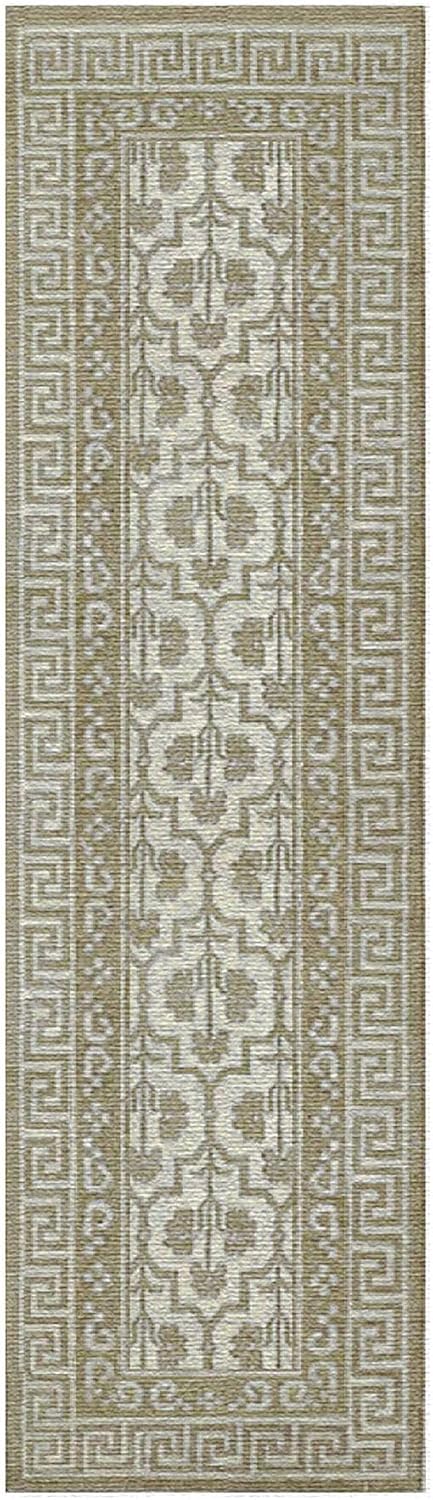 Flower Printed Rectangular Floral Rug - Image 3