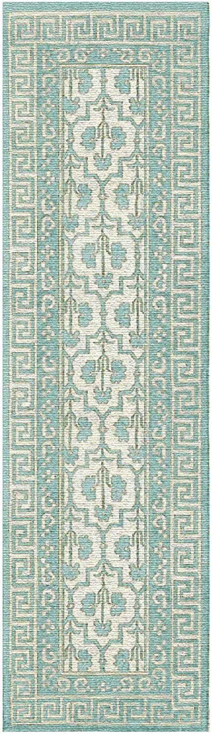 Flower Printed Rectangular Floral Rug - Image 5