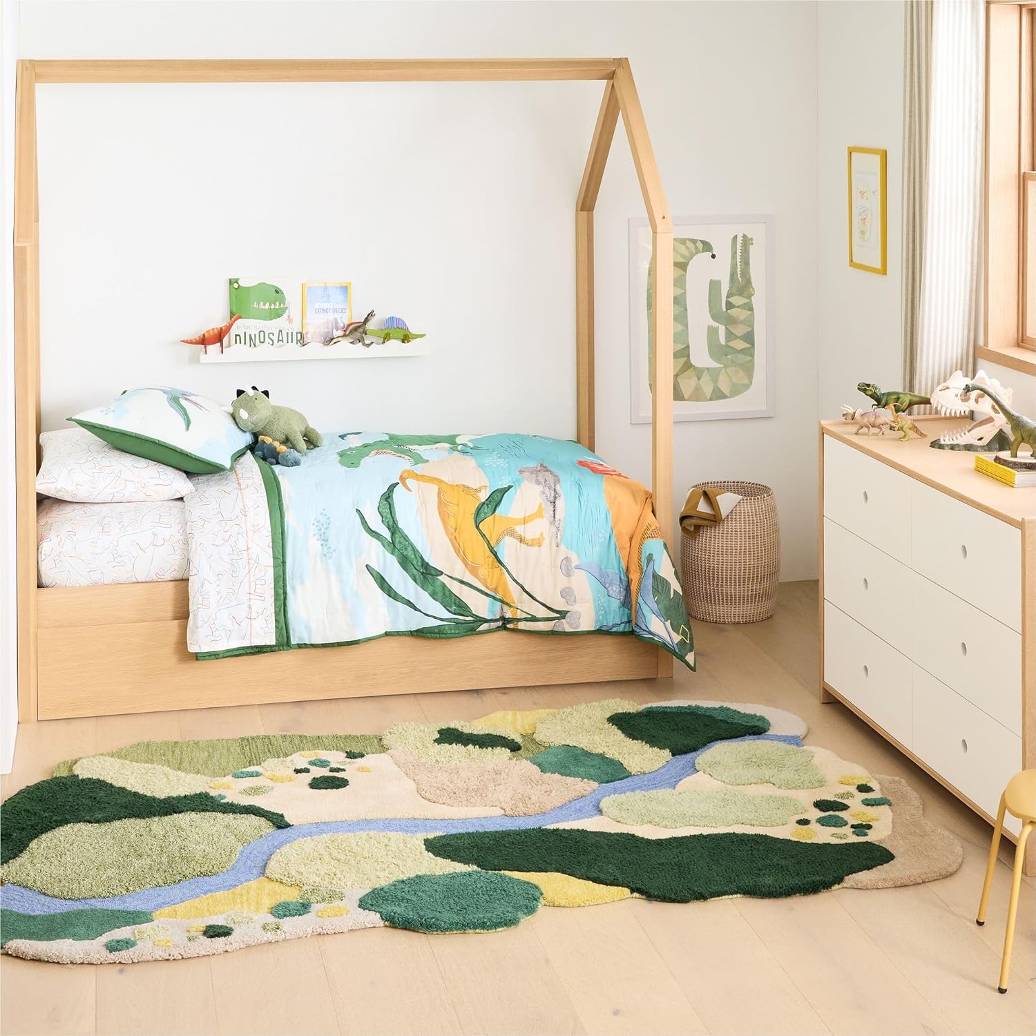 National Geographic Topo Landscape Rug for Kids - Image 7