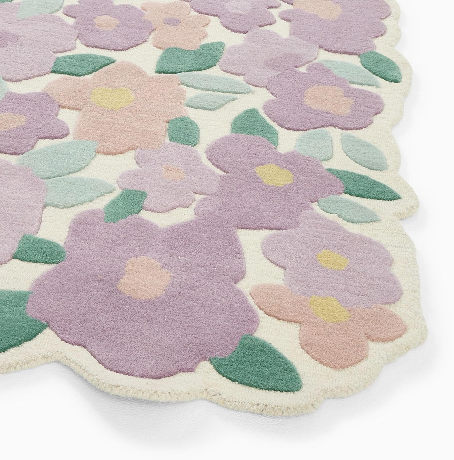 Flower Garden Design Thick Floral Area Rug - Image 9