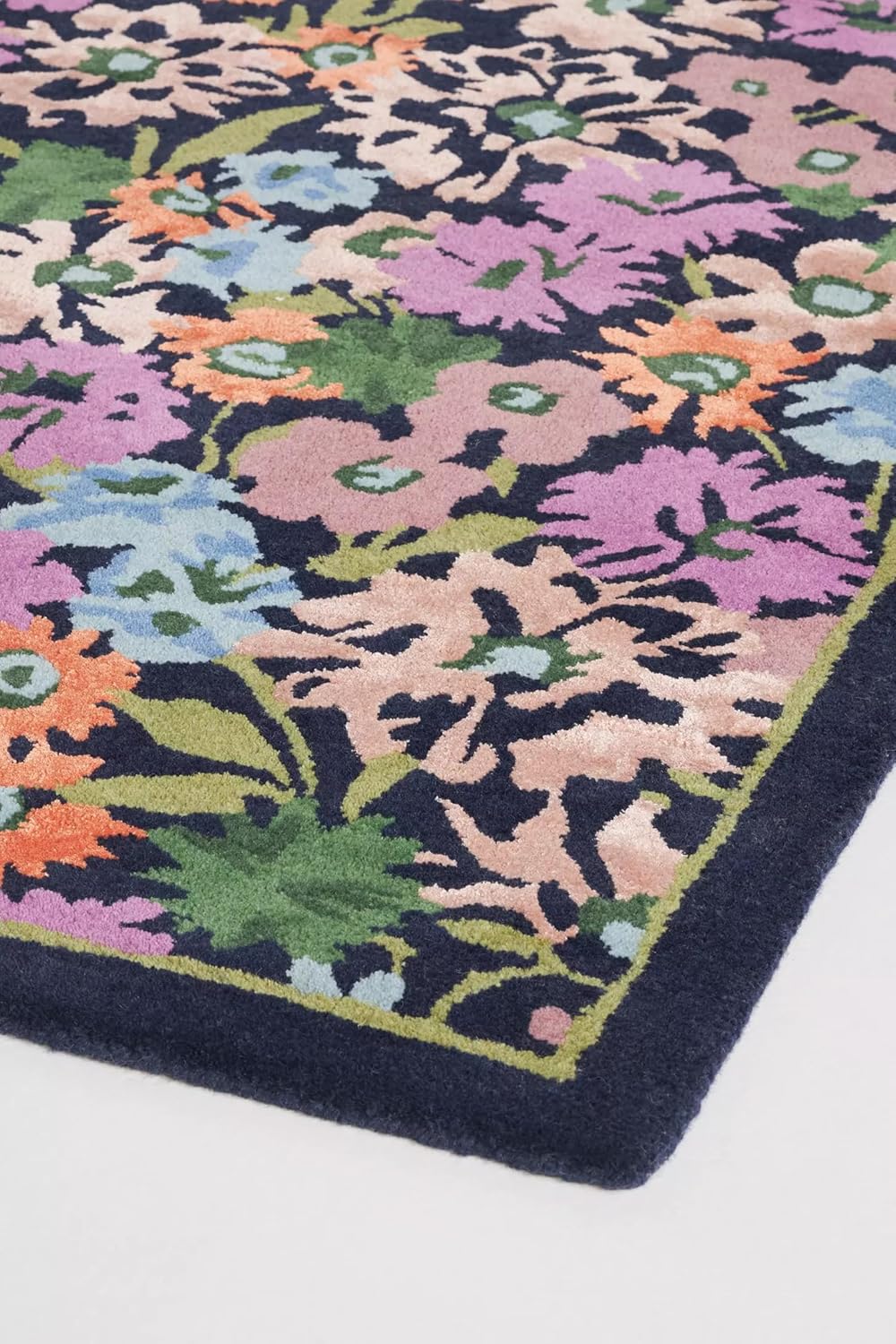Flower Garden Design Thick Floral Area Rug - Image 2
