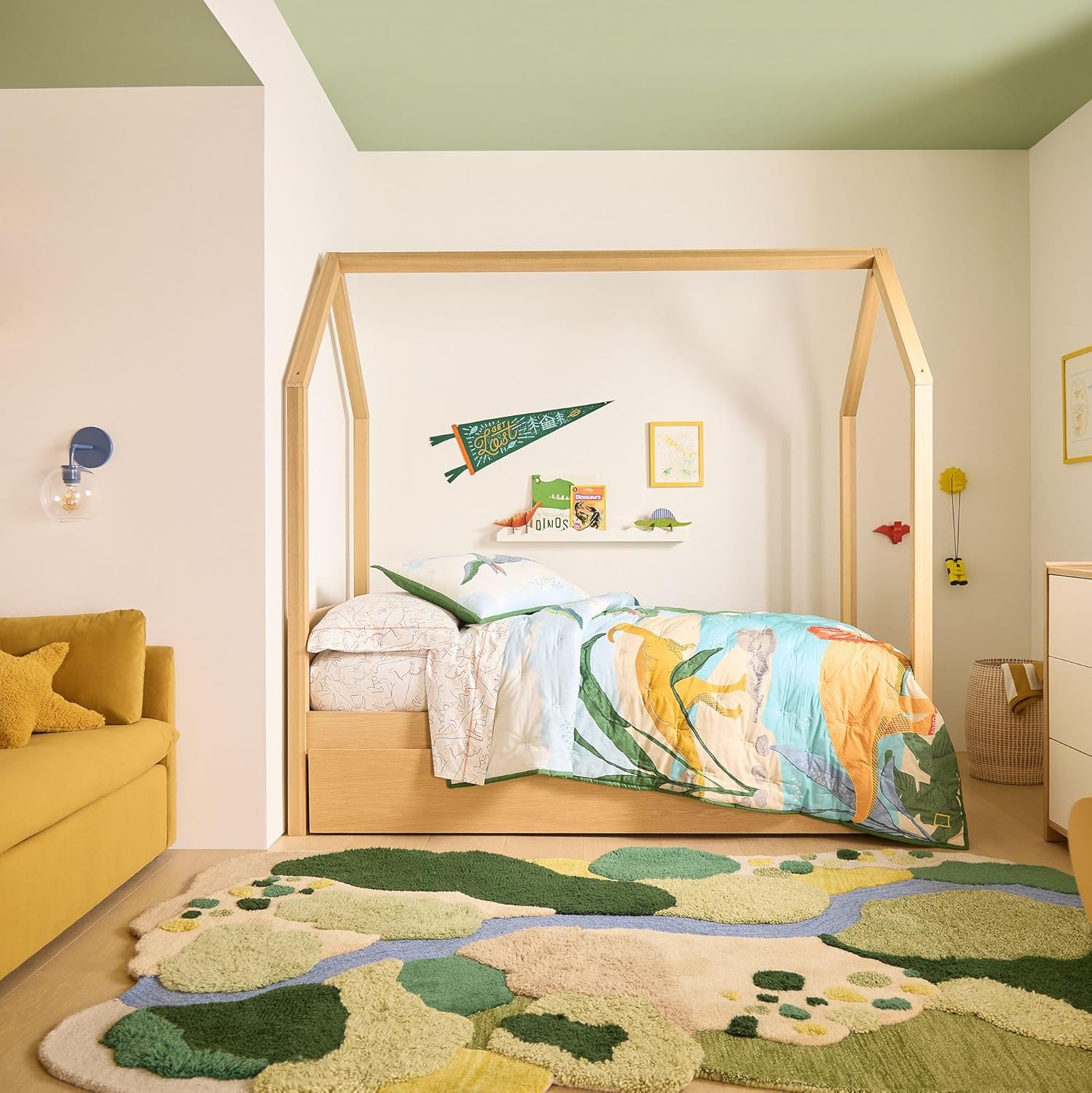 National Geographic Topo Landscape Rug for Kids - Image 2