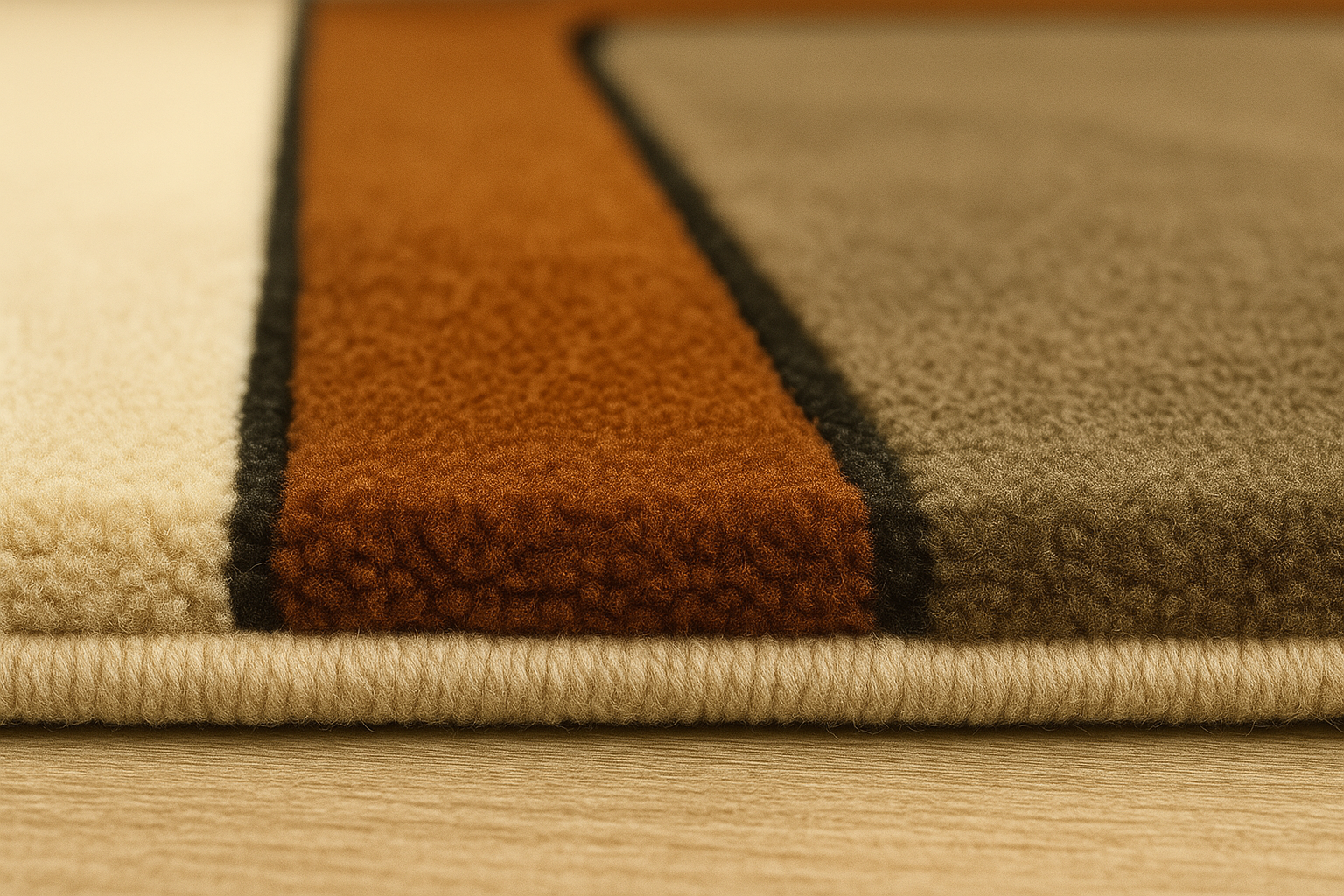 Woolen Handtufted -Löké, Wool Rug Soft Carpet Rugs - Image 4