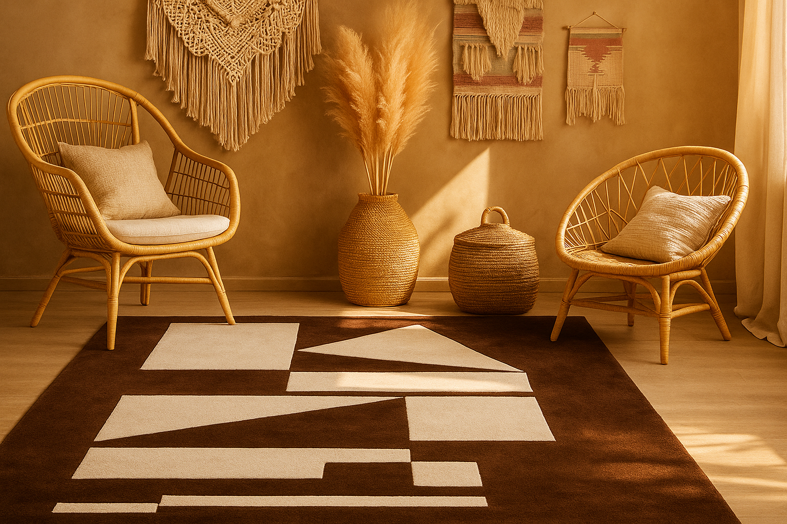 Frings NZ Wool Rug Soft Carpet for Living Room, Hand Tufted Rug - Image 8