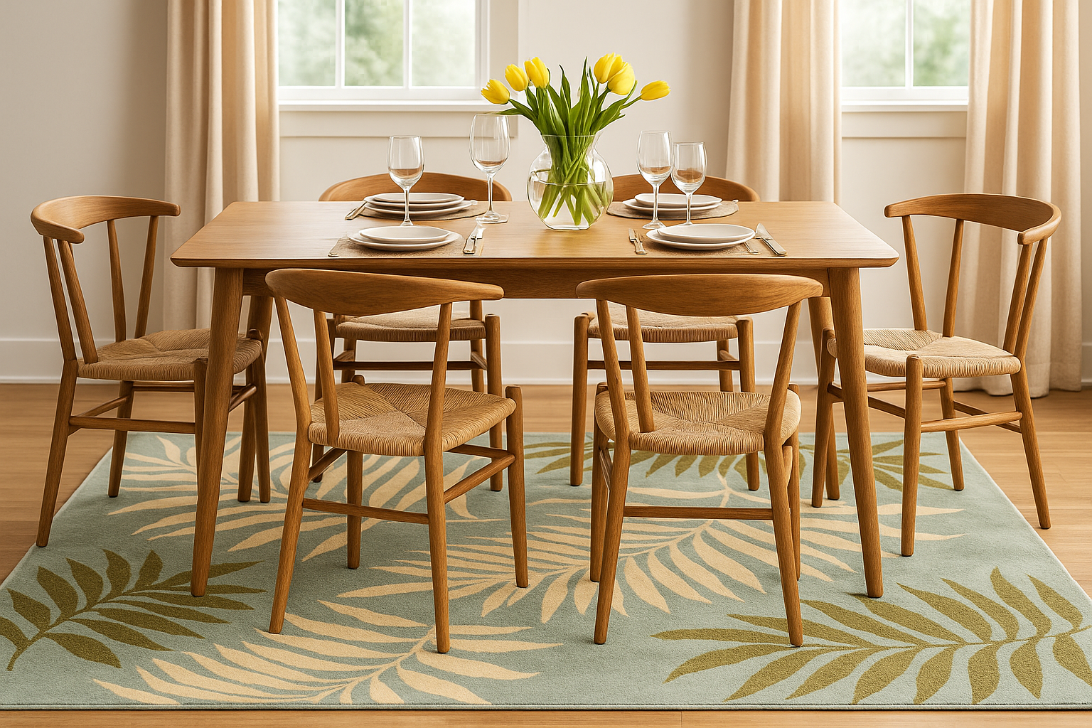 Handmade Soho Kyrie Ferns N.Z. Soft Wool Rugs Carpet, Living Room rugs - Image 8