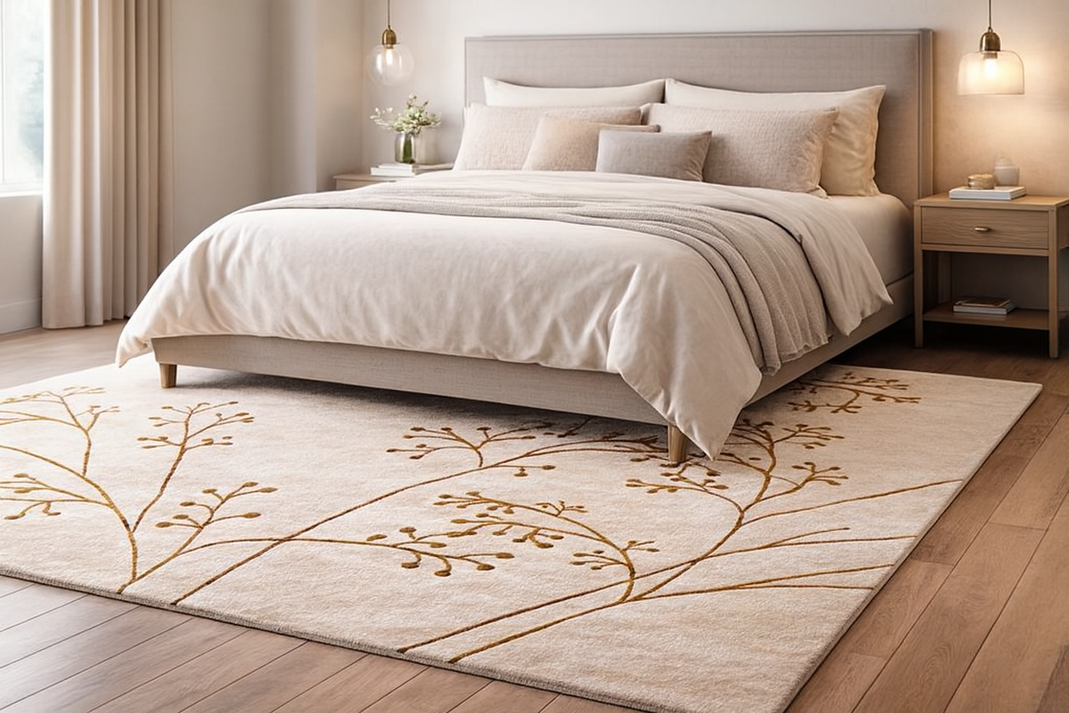 Antiquity Collection Handmade Traditional Wool Soft Rug Carpet for Living Room Bedroom - Image 3