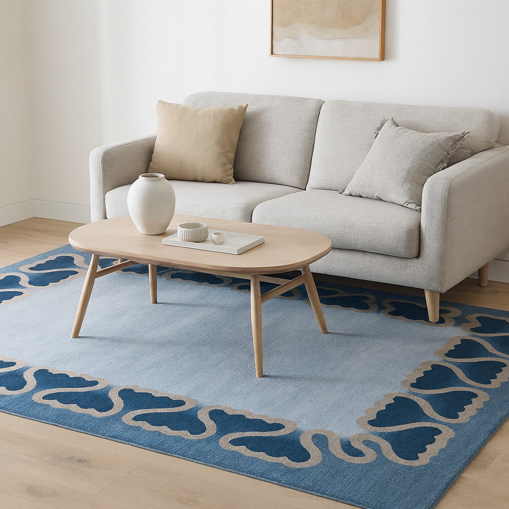 Hand-Tufted Pisces by Martin Brudnizki Wool Rug Soft Carpet - Image 3