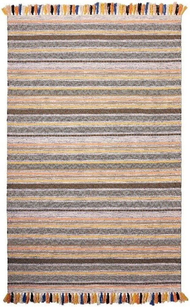 Boho Chic Handmade Cotton Runner Rug - Image 5