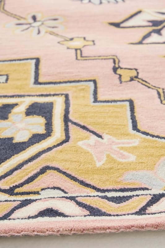 ODETTE RUGS Hand-Tufted Area Rug Soft Wool Rug Traditional Design Durable Large Floor Carpet for High Traffic Areas Living Room Dining Room Bedroom - Image 12