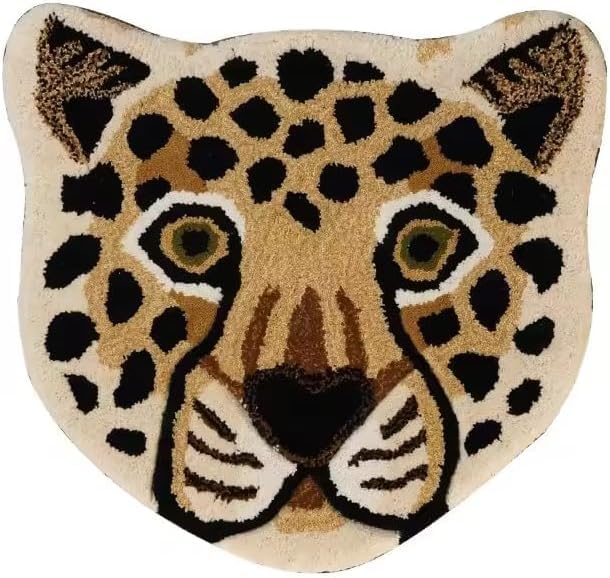 Unique Tiger Face Design Rug