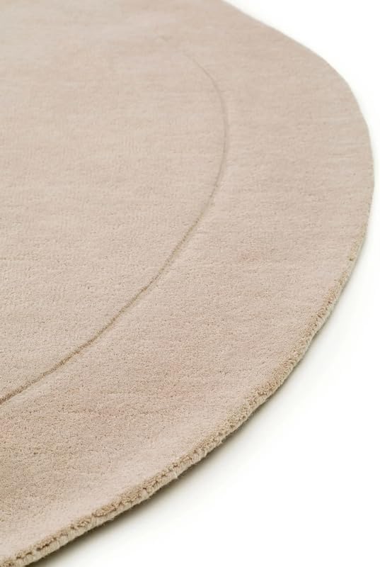 ODETTE RUGS Wool Runner Rug 2x6 Green Handtufed Runner Ideal for High Traffic Areas Living Room Bedroom Hallways (Cream) - Image 11