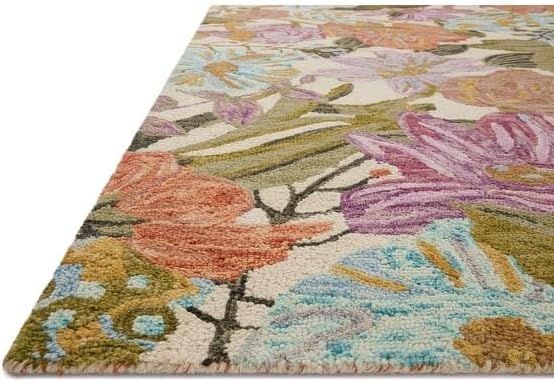 Lush Garden Landscape Inspired Floral Rug - Image 23