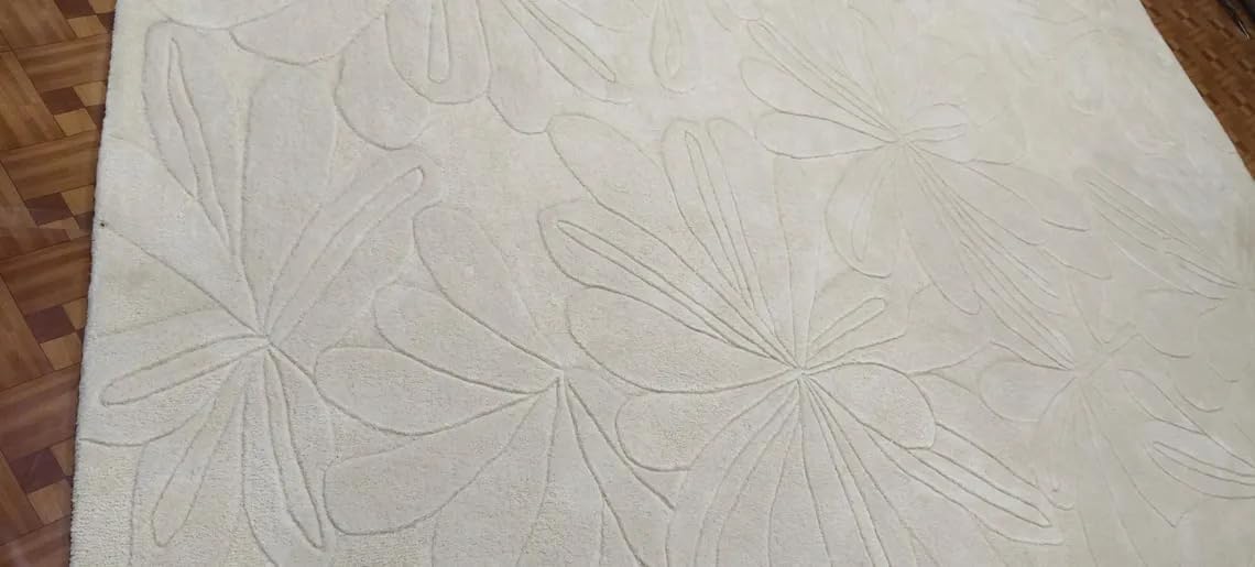 Sculpted Daisy Floral Design Rug - Image 10