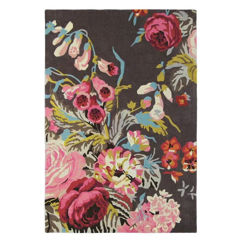 Rose Contemporary Floral Rug - Image 2