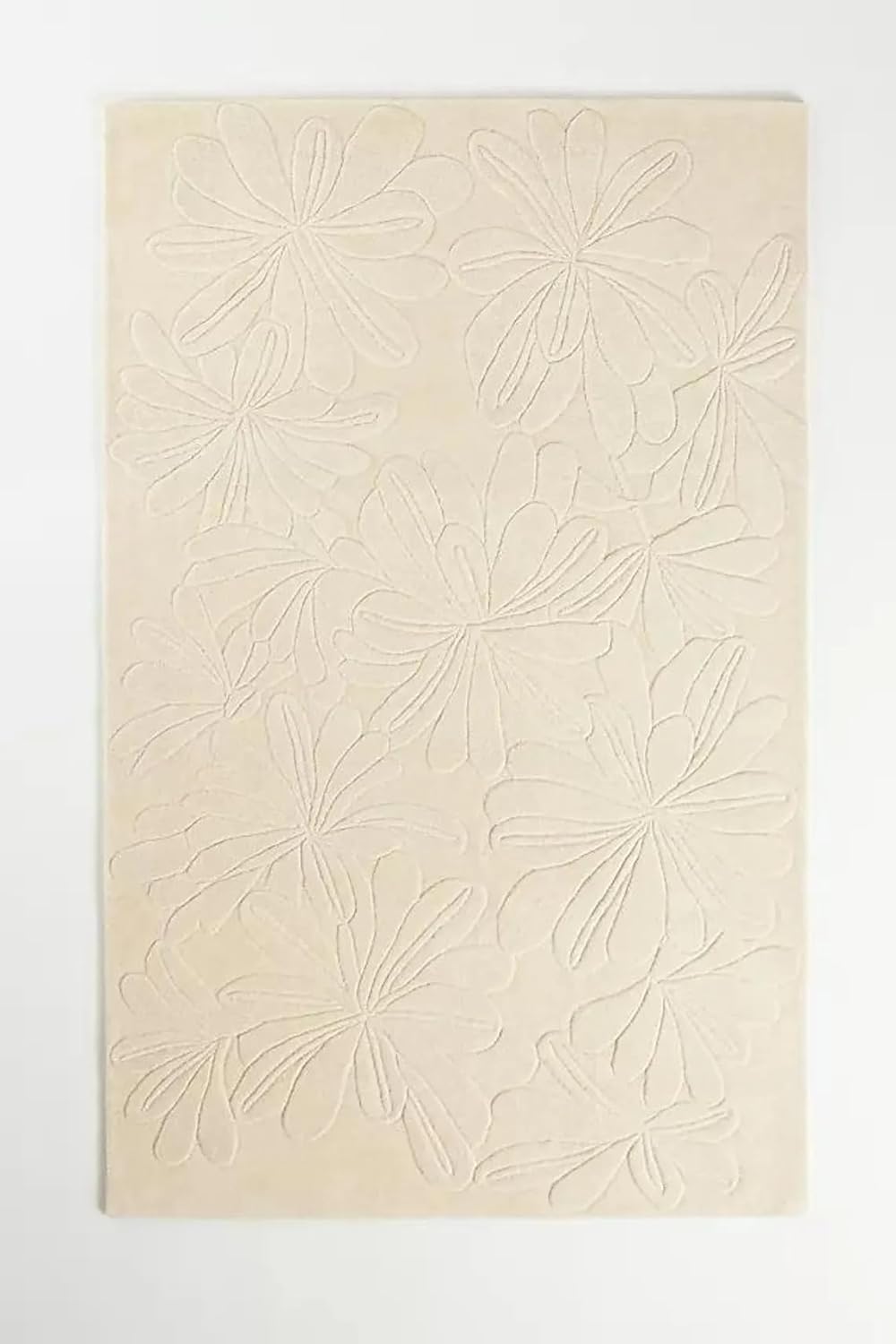 Sculpted Daisy Floral Design Rug - Image 5