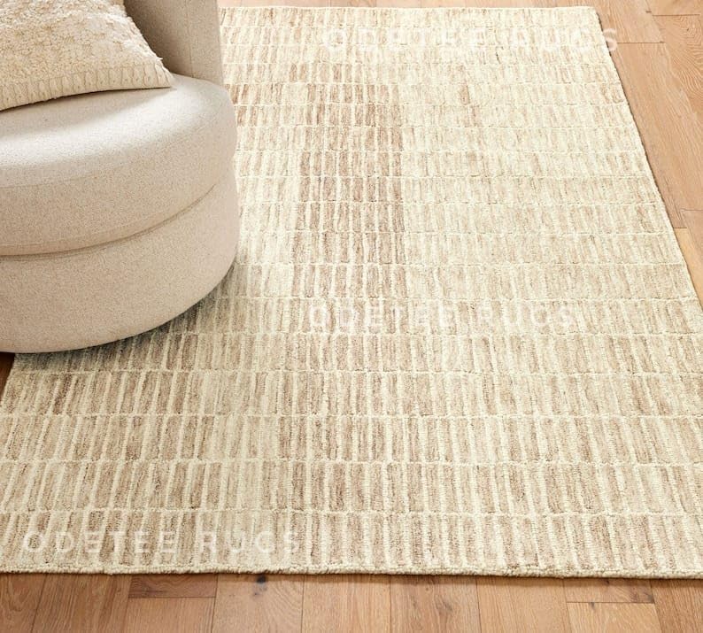 Capitola Space Dyeing Imported Premium Unique Modern Rug (Light Shades) - Image 7