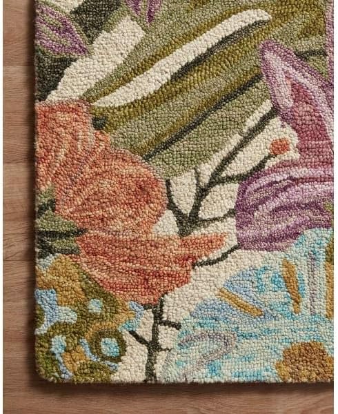 Lush Garden Landscape Inspired Floral Rug - Image 22