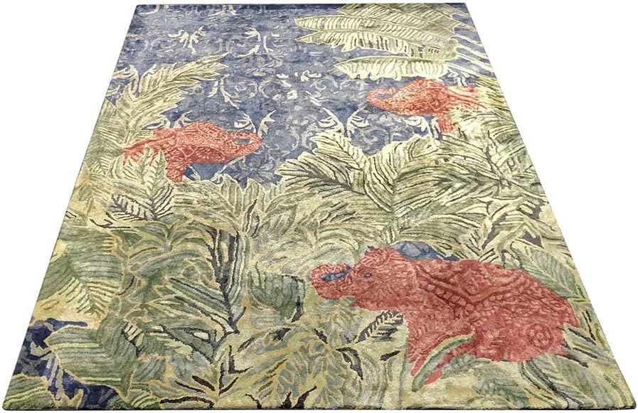 Hidden Elephant Animal Design Rug - Image 5