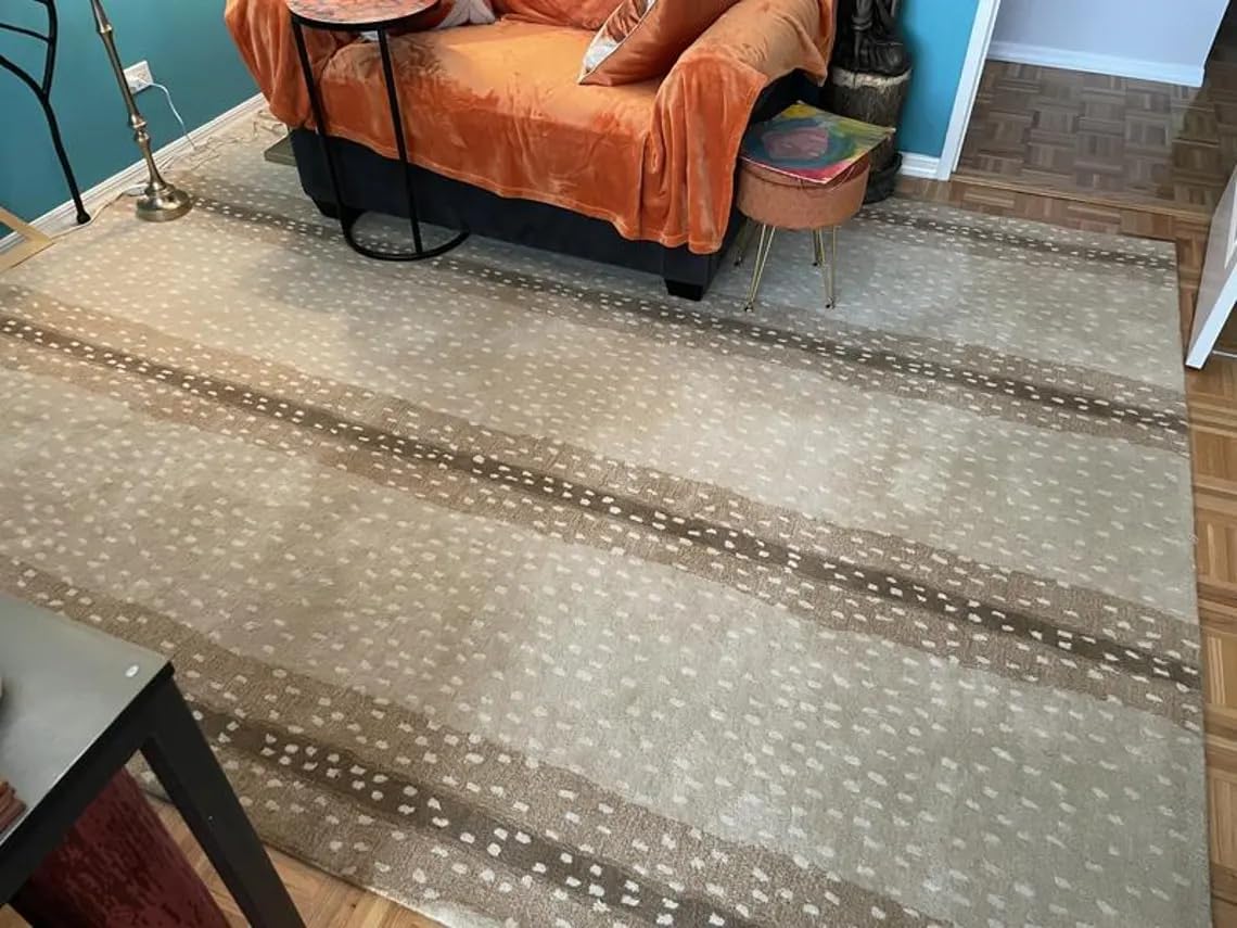 Antelope Cheetah Print Abstract Rug - Image 2