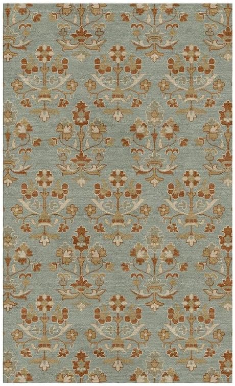 Flower Pattern Rectangular Area Rug - Image 3