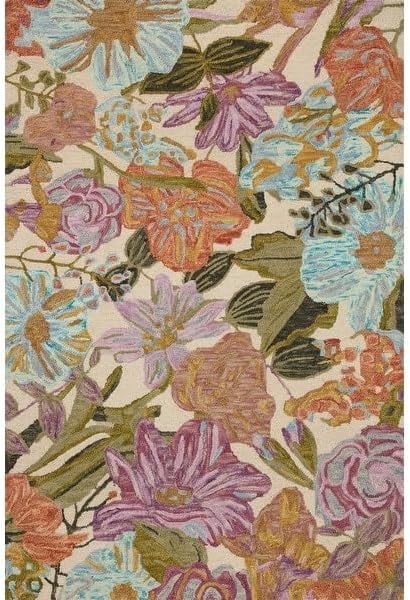 Lush Garden Landscape Inspired Floral Rug - Image 21