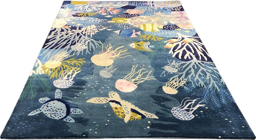 Marine Animal Print Sea Life Rug - Image 9
