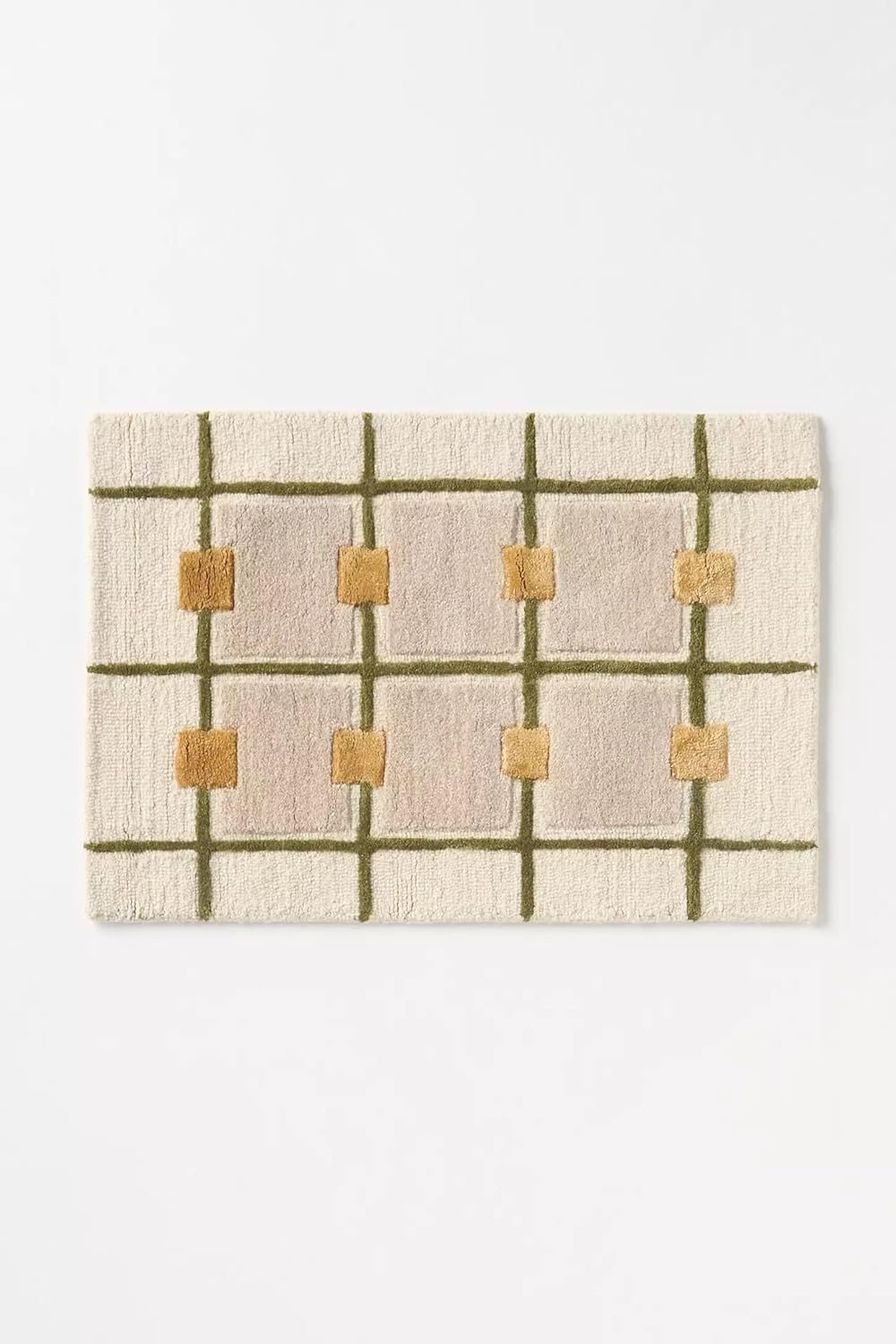 Modern Checked Design Geometric Pattern Rug - Image 11