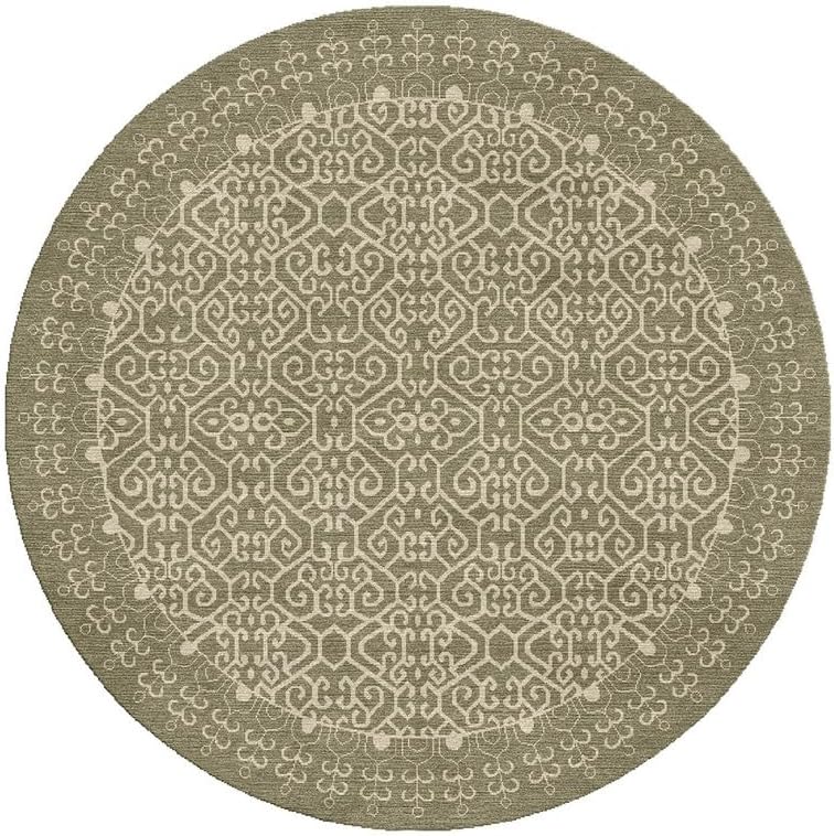 Small Prints Modern Area Rug (Round) - Image 7