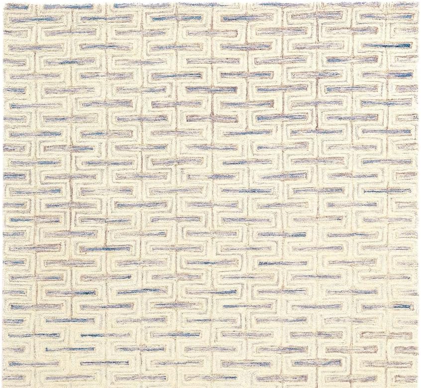 Lavender 3x5 Abstract Geometric Pattern Rug